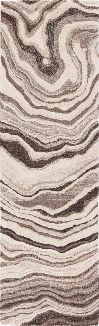 Safavieh Metro MET777T Brown / Ivory Area Rug Runner