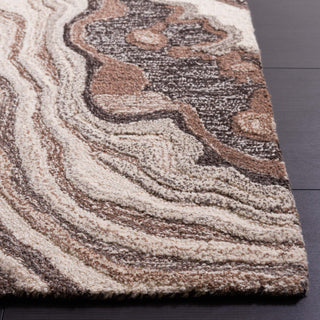 Safavieh Metro MET777T Brown / Ivory Area Rug Detail