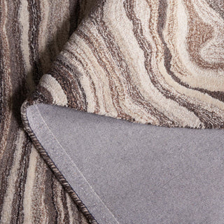 Safavieh Metro MET777T Brown / Ivory Area Rug Fold