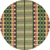 Safavieh Metro MET852Y Green / Gold Area Rug Round