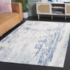 Safavieh Metro MET854M Ivory / Blue Area Rug Room Scene Feature