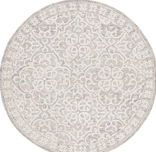 Safavieh Metro MET857G Grey / Ivory Area Rug Round