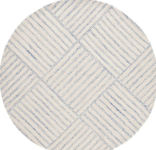 Safavieh Metro MET858M Blue / Ivory Area Rug Round