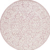 Safavieh Metro MET864U Pink / Ivory Area Rug Round