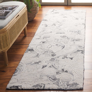 Safavieh Metro MET870F Grey / Ivory Area Rug Room Scene Feature