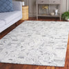 Safavieh Metro MET870F Grey / Ivory Area Rug Room Scene Feature