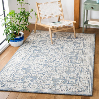 Safavieh Metro MET907M Blue / Ivory Area Rug Room Scene Feature