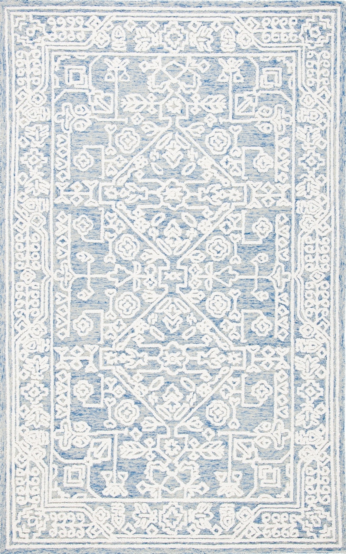 Safavieh Metro MET907M Blue / Ivory Area Rug main image