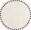 Safavieh Metro MET913Z Ivory / Black Area Rug Round