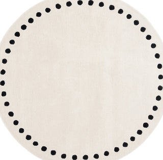 Safavieh Metro MET913Z Ivory / Black Area Rug Round