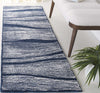 Safavieh Metro MET995N Navy / Ivory Area Rug Room Scene Feature