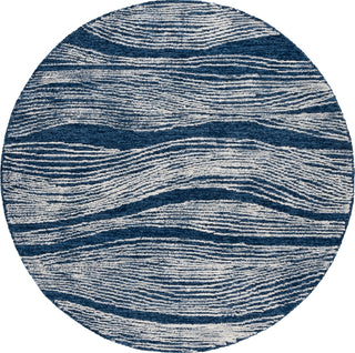 Safavieh Metro MET995N Navy / Ivory Area Rug Round