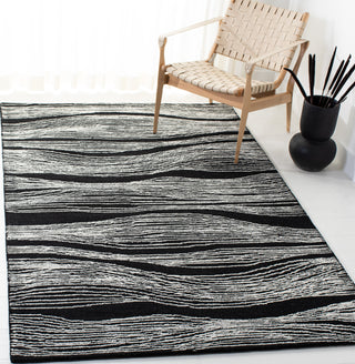 Safavieh Metro MET995Z Black / Ivory Area Rug Room Scene