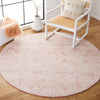 Safavieh Metro MET997U Dark Pink / Ivory Area Rug Room Scene