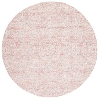 Safavieh Metro MET997U Dark Pink / Ivory Area Rug Round