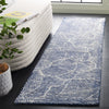 Safavieh Metro MET999N Navy / Ivory Area Rug Room Scene Feature