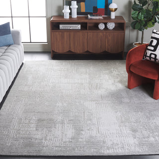 Safavieh Mirage MIR522G Silver / Grey Area Rug Room Scene Feature