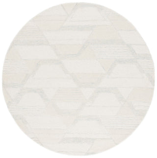 Safavieh Mykonos MKN102A Ivory / Blue Area Rug Round