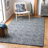 Safavieh Micro-loop MLP175M Dark Blue / Ivory Area Rug Room Scene