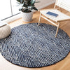 Safavieh Micro-loop MLP175M Dark Blue / Ivory Area Rug Room Scene