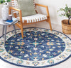 Safavieh Micro-loop MLP385M Blue / Ivory Area Rug Room Scene