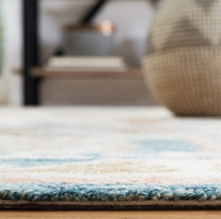 Safavieh Micro-loop MLP475M Ivory / Blue Area Rug Detail