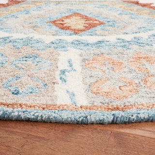 Safavieh Micro-loop MLP475M Ivory / Blue Area Rug Detail