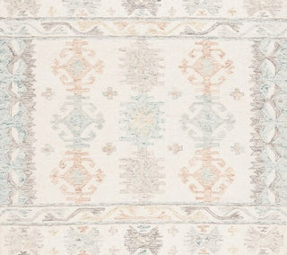 Safavieh Micro-loop MLP476M Ivory / Blue Area Rug Square