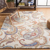 Safavieh Micro-loop MLP478P Ivory / Rust Area Rug Room Scene