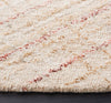 Safavieh Micro-loop MLP479Q Ivory / Red Area Rug Detail