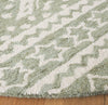 Safavieh Micro-loop MLP501W Sage / Ivory Area Rug Detail