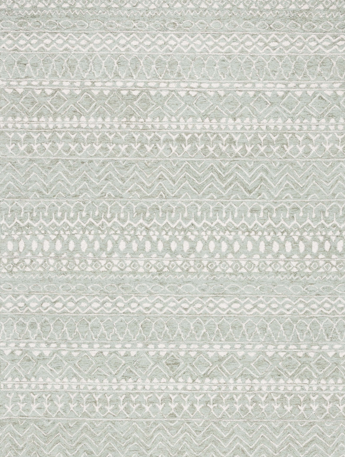 Safavieh Micro-loop MLP502W Sage / Ivory Area Rug main image