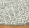 Safavieh Micro-loop MLP502W Sage / Ivory Area Rug Detail