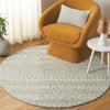 Safavieh Micro-loop MLP502W Sage / Ivory Area Rug Room Scene Feature