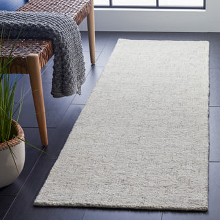 Safavieh Micro-loop MLP537F Light Grey / Ivory Area Rug Room Scene