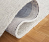 Safavieh Micro-loop MLP537F Light Grey / Ivory Area Rug Detail