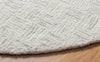 Safavieh Micro-loop MLP537F Light Grey / Ivory Area Rug Detail