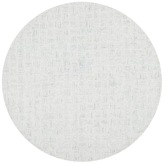 Safavieh Micro-loop MLP537F Light Grey / Ivory Area Rug Round