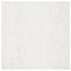 Safavieh Micro-loop MLP537F Light Grey / Ivory Area Rug Square