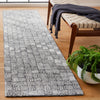 Safavieh Micro-loop MLP537H Dark Grey / Ivory Area Rug Room Scene