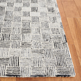 Safavieh Micro-loop MLP537H Dark Grey / Ivory Area Rug Detail