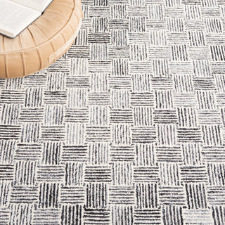 Safavieh Micro-loop MLP537H Dark Grey / Ivory Area Rug Detail