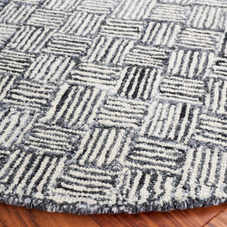 Safavieh Micro-loop MLP537H Dark Grey / Ivory Area Rug Detail
