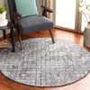 Safavieh Micro-loop MLP537H Dark Grey / Ivory Area Rug Room Scene