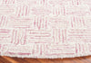 Safavieh Micro-loop MLP537U Pink / Ivory Area Rug Detail