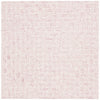 Safavieh Micro-loop MLP537U Pink / Ivory Area Rug Square