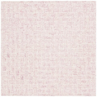 Safavieh Micro-loop MLP537U Pink / Ivory Area Rug Square