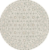 Safavieh Micro-loop MLP801A Ivory / Grey Area Rug Round