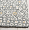 Safavieh Micro-loop MLP801G Silver / Ivory Area Rug Detail