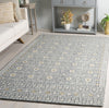 Safavieh Micro-loop MLP801G Silver / Ivory Area Rug Room Scene Feature